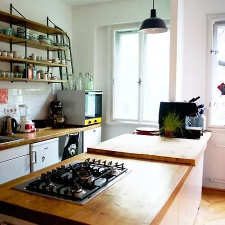 Kitchen Art Industrial Flat Apartment Budapest Exterior photo