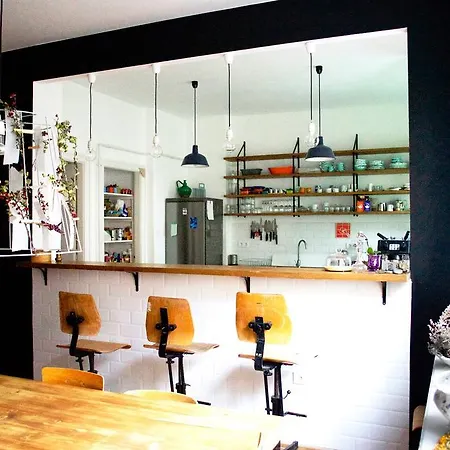 Kitchen Art Industrial Flat Apartment Budapest Exterior photo